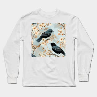 North American Birds - Cow Bird Long Sleeve T-Shirt